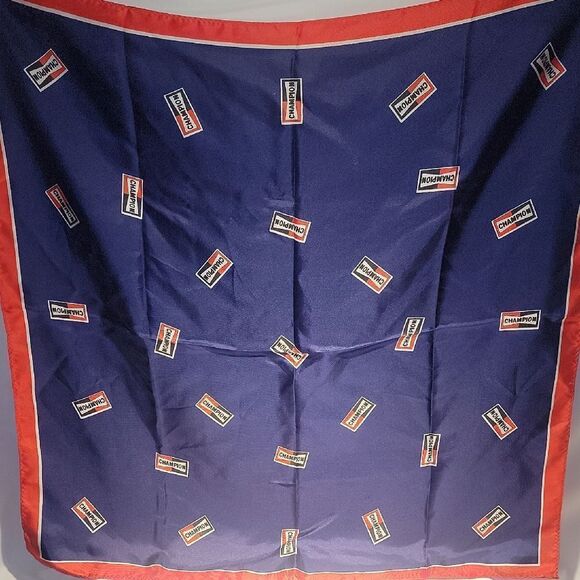 Vintage Champion sparkplug handkerchief - Picture 1 of 4